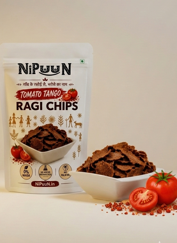 Tometo tango Ragi chips
