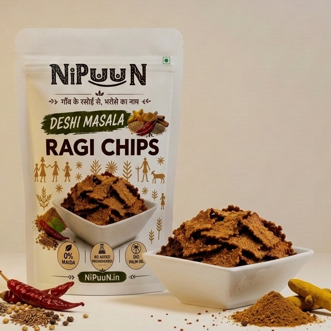 Deshi masala Ragi chips