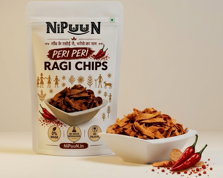 Peri Peri Ragi chips